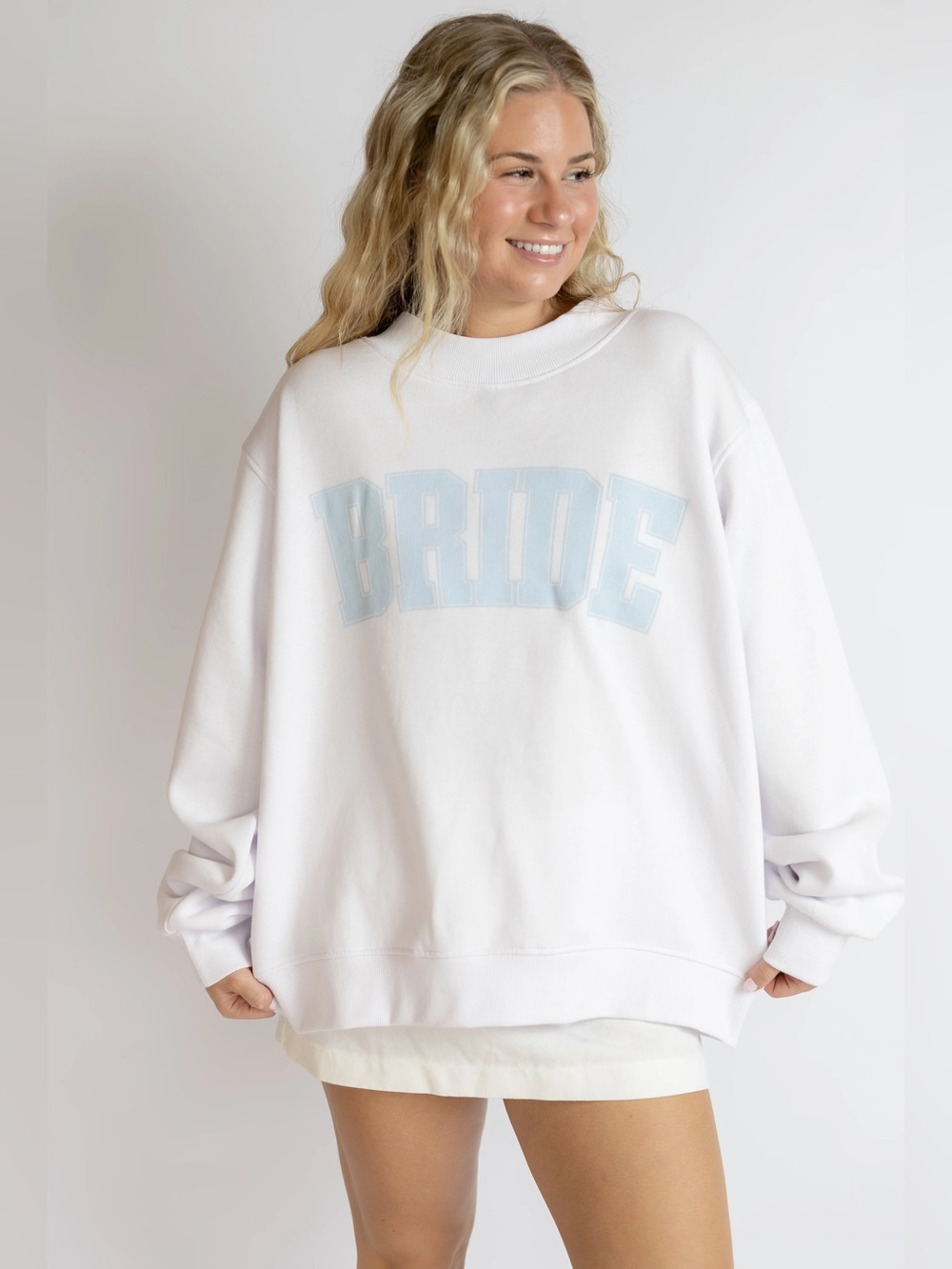 Bride Mock Neck Sweatshirt